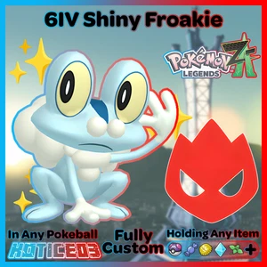 ✨ Shiny Alpha Froakie 6IV + EVs ✨ Pokemon Legenden ZA 🚀 Schnell 🚀 - Bild 1 von 24