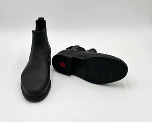 Hunter Boots Men's Refined Slim Fit Chelsea Black Boots - Picture 1 of 5