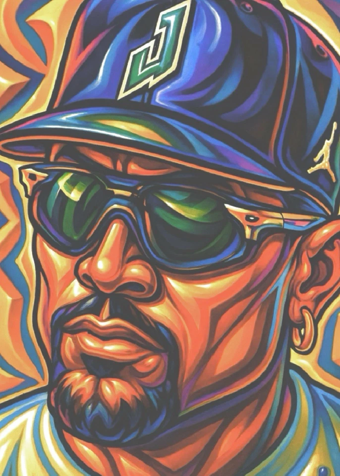 JALEN HURTS ^ Philadelphia Eagles * FÚTBOL * Impresión de tarjeta de arte ilustrado * 4x6 Foto 1 de 1