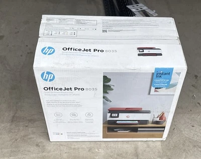 New & Sealed HP 4KJ65A OfficeJet Pro 8035 All-in-One Wireless Inkjet Printer - Image 1 of 3