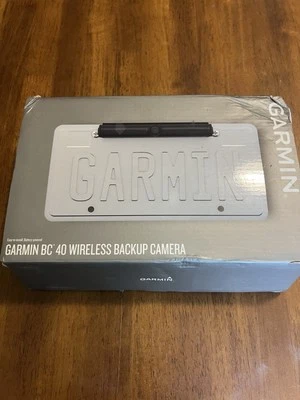 Garmin BC 40 Wireless Backup Camera with License Plate Mount Open Box - Image 1 of 4
