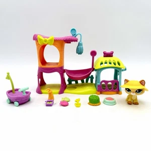 Littlest Pet Shop LPS RARE Meow Manor Orange Katze #2034 mit Zubehör - Bild 1 von 12