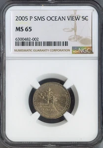 2005 Jefferson Ocean View Nickel NGC MS65 SMS Holiday Sale 🎁 - Bild 1 von 2