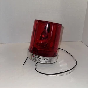 Federal Signal 121S Vitalite Rundumleuchte rot 120 Volt Sicherheits-Gefahrenleuchte - Bild 1 von 3