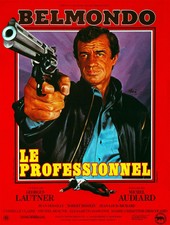 belmondo le professionnel 1 Affiche Film Plaque Aluminium Sign Poster Print