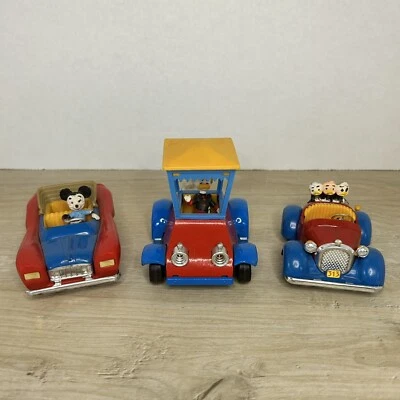 Vintage Disney Polistil Cars Politoys Made In Italy Topolino Nonna Anatra Nipoti - Immagine 1 di 4