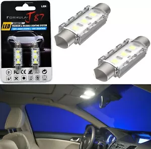 LED 5W Light CANbus 211-2 White 6000K Two Bulb Interior Map Replacement Festoon - Picture 1 of 12