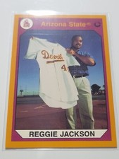 REGGIE JACKSON 1990 Collegiate Collection #1.  ARIZONA ST.