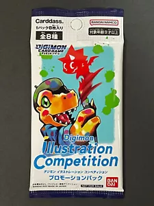 DIGIMON ILLUSTRATION COMPETITION PROMOTION PACK Digimon Card Game No Tracking - Picture 1 of 2