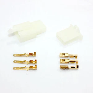 3 Pins Male Female Wiring Loom Wire Plug Socket PIT PRO QUAD DIRT BIKE ATV BUGGY - Imagen 1 de 5