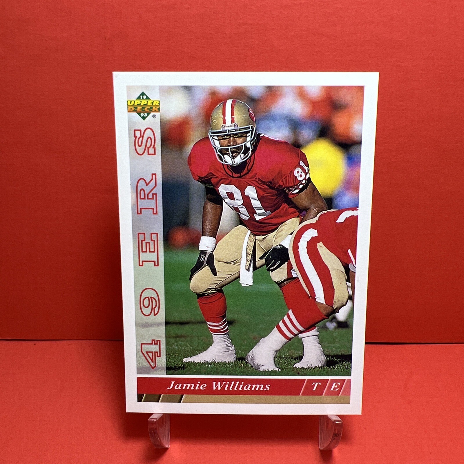 1993 Upper Deck San Francisco 49ers Jamie Williams #SF11 EX