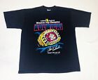 Vintage 1992 Nascar Winston Cup T-Shirt Black Xl Kulwicki Champion Single Stitch