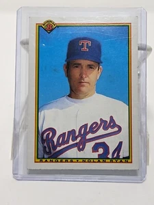 1990 BOWMAN NOLAN RYAN #486 DEAD CENTERED! RANGERS! HOF! - Picture 1 of 2