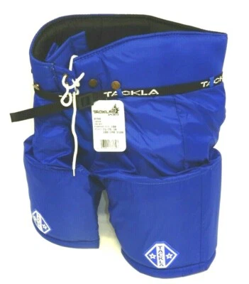 PANTALONES DE HOCKEY SOBRE HIELO TACKLA SPORTS 700 JUNIOR AZUL - ALTURA: 71-75" (TALLA EURO: 180) Foto 1 de 4