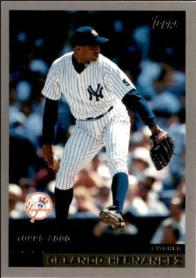 2000 Topps Baseball Card Orlando Hernandez New York Yankees #285 - Image 1 of 2