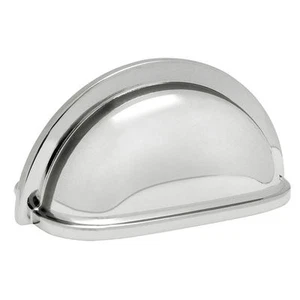 Cosmas Armadietto Ferramenta Cromo Lucido Estrai Tazza #4310CH - Foto 1 di 1