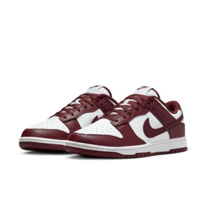 MENS NIKE DUNK LOW RETRO_WHITE/REDWOOD-GYM RED DV0833-115-SIZE 14 - Picture 1 of 6