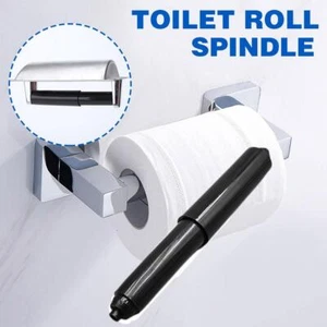 Paper Roller Toilet Holder Tissue Rod Roll Replacement Loaded Retractable X7S3 - Picture 1 of 11