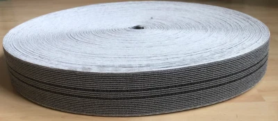 WK-STOFFE Polstergurt Gummigurt 100 m, Sitzgurte Elastisches Gummiband Gurtband 6 cm