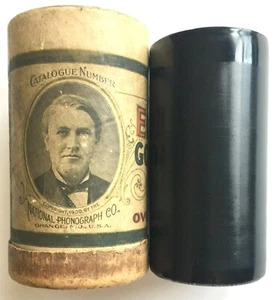 ANTICO 1910 "QUANDO SUONA LA CAMPANA NEL FARO EDISON CILINDRO INDISTRUTTIBILE #3017 - Foto 1 di 3