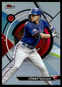 2023 Topps Finest COREY SEAGER REFRACTOR RANGERS #21 - Picture 1 of 2