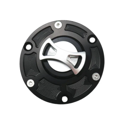 Tapa de tanque de combustible de gasolina con pajarita plateada para Aprilia RSV1000 RS125 RS250 Tuono Shiver Foto 1 de 3