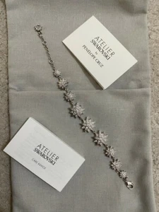 SWAROVSKI PENELOPE CRUZ MOONSUN WHITE RHODIUM PLATED BRACELET 5489774 RRP £449 - Picture 1 of 2