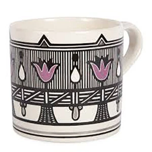 Sir/Madam Jaipur Architectural Jubilee Cup Large Ceramic Mug NWOT 24 Ea Set of 2 - Imagen 1 de 4