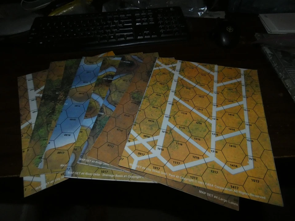 Battletech: Map Set #4: 8 mapsheets - Image 1 of 1