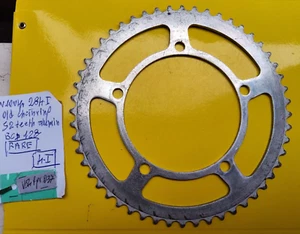 PLATO ANTIGUO SIN MARCA DIENTES ALUMINIO 52 BCD 128 GRANAGGIO BICI - Imagen 1 de 12