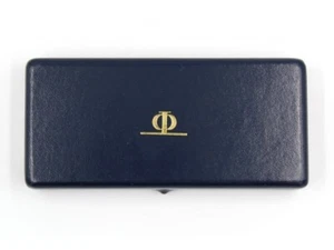 Scatola Baume & Mercier Vintage Blu N°468 Watch Box Accessori Collezione - Imagen 1 de 4