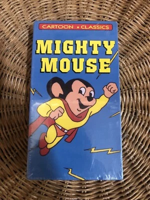 Vintage Sealed 1990 Mighty Mouse Cartoon Classics Vol 1 VHS Run Time 26 Minutes - Image 1 of 4