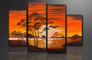 Bilder Leinwand 130 x 80 - Bild Afrika fertig auf Rahmen Wandbilder 6138 - Bild 1 von 1