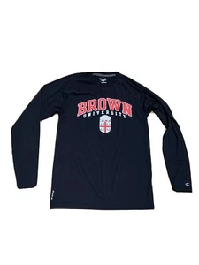 Men Rare Champion Vapor Powertrain College Brown Unversity Longsleeve S Shirt - Picture 1 of 7