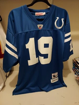 Camiseta Mitchell & Ness Johnny Unitas Baltimore Colts NFL Legacy Throwback Talla 50 Foto 1 de 4