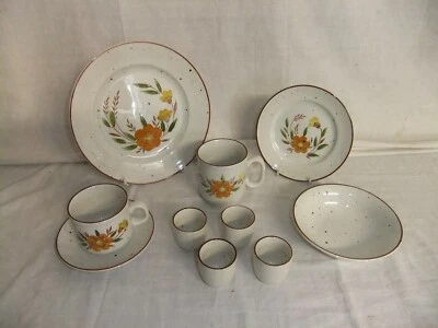 Sampson Bridgwood Kendal Stonedale Tableware hand painted pottery - 3A1B # - Image 1 of 4