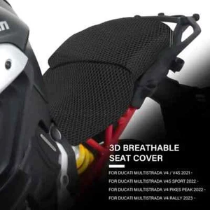 Motorcycle Mesh Fabric Seat Cushion Seat Cover For Ducati Multistrada V4 S 2021- - Picture 1 of 14