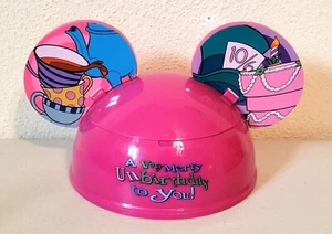 Disney Parks Alice in Wonderland A VERY MERRY UNBIRTHDAY TO YOU Ice Cream Earhat - Picture 1 of 9