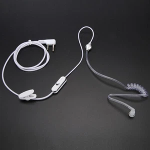 2 Pin Acoustic Tube PTT MIC Earpiece Earphone for Baofeng Retevis Walkie Talkie - Zdjęcie 1 z 4