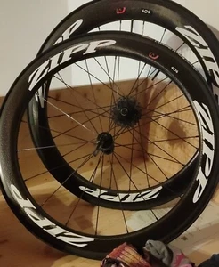 Laufradsatz Carbon, Hersteller: Zipp 404, incl Bereifung Conti Competition, - Bild 1 von 1