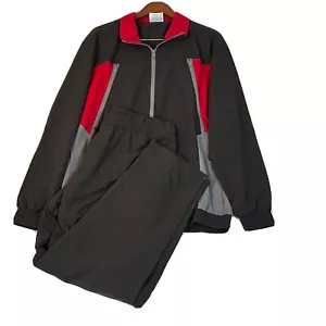 Irvine Park tuta da uomo nera e rossa 2XL da uomo - Foto 1 di 3
