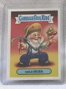 2016 cubo de basura Topps GPK Kids americano como pastel de manzana dorado Russ 5b AAAP casi nuevo - Imagen 1 de 2