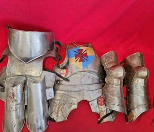 Mittelalter Rüstung alt Stahl Antik - Bild 1 von 9