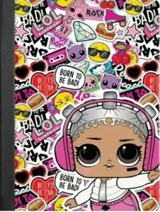 LOL Surprise Doll Glitter Glam School Composition Notebook School Supplies Dolls - Picture 1 of 2