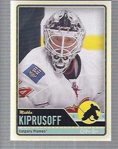 2012-13 O-Pee-Chee Calgary Flames Hockey Card #18 Miikka Kiprusoff