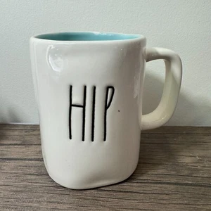 Rae Dunn Artisan Collection Hip Hop Coffee Mug White w/Black letter - Picture 1 of 6