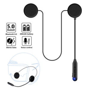 Casco Moto Wireless Bluetooth 5.0 Auricolari Moto Interfono HiFi - Foto 1 di 12
