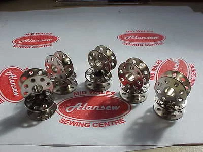 10 INDUSTRIAL SEWING MACHINE BOBBINS FOR BROTHER B755 / SINGER 20U / JUKI 555 - Image 1 of 2
