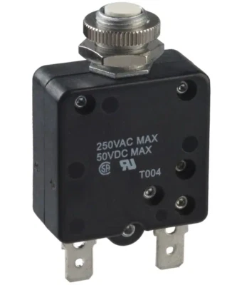 TE - POTTER & BRUMFIELD W58-XB1A4A-8 Schutzschalter Circuit Breaker Push to Reset 250VAC 8A #BP