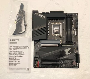 GIGABYTE - Z690 AORUS ELITE AX LGA 1700 Intel Z690 ATX Motherboard - Picture 1 of 6